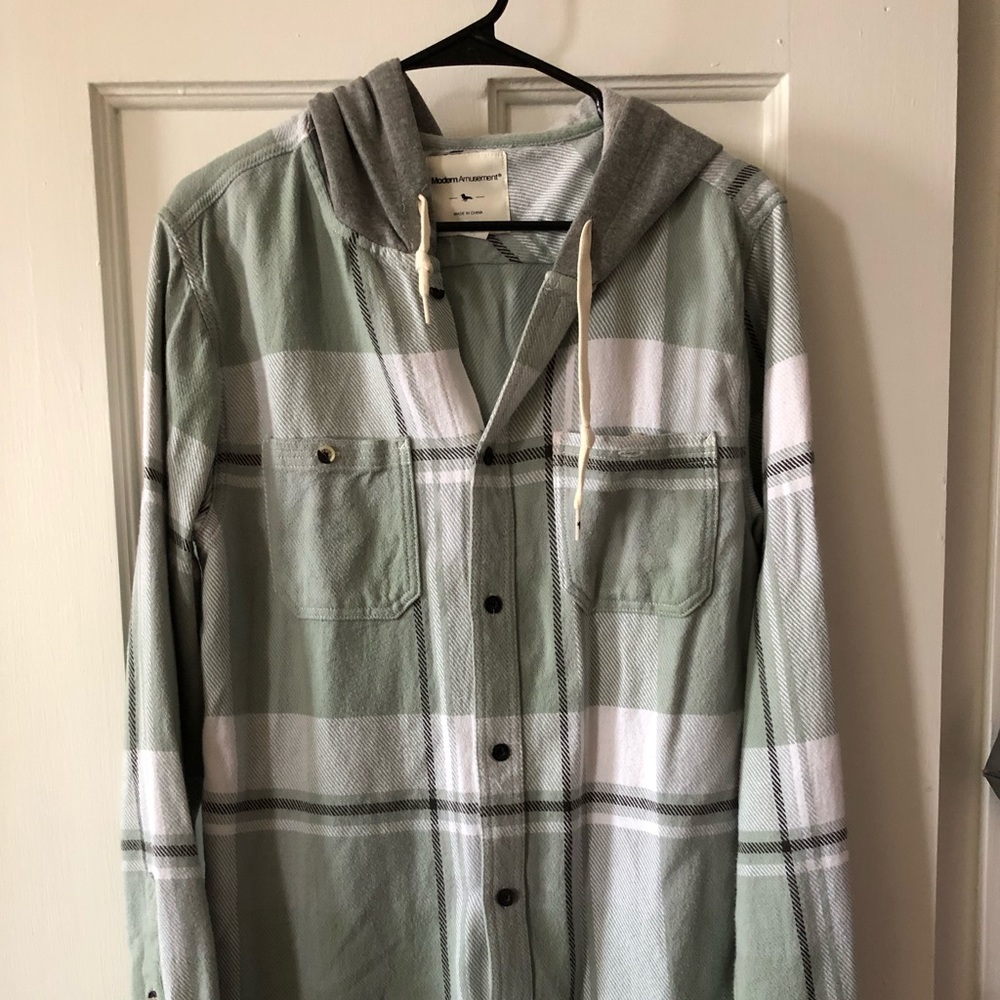 Hooded flannel